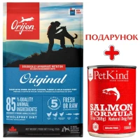 ORIJEN Original Dog Сухой корм для собак всех пород и возрастных категорий (с курицей, индейкой и сельдью)
