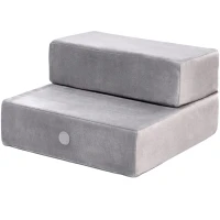 HARLEY AND CHO Tetris Single Gray Velur Сходинки для собак