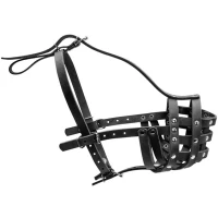 COLLAR Намордник кожаный твердый для ротвейлеров