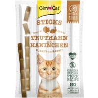GIMCAT Sticks Grain-Free Ласощі для котів (з індичкою та кроликом)