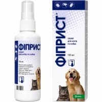 KRKA Фиприст спрей от блох и клещей для собак и котов