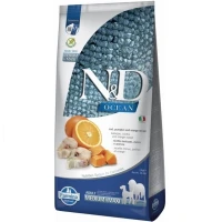 FARMINA N&D Grain Free Ocean Pumpkin Сухий корм для дорослих собак середніх і великих порід (з тріскою та апельсином)