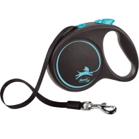 FLEXI Black Design L Повідець-рулетка для собак вагою до 50 кг