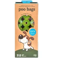 POO BAGS Біорозкладні пакети для прибирання за тваринами (без запаху)