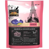 BON APPETIT Gourmand Cat Сухий корм для дорослих вибагливих котів (з лососем, куркою та рисом)