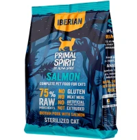 PRIMAL SPIRIT Iberian Pork With Salmon Cat Сухий корм для дорослих стерилізованих котів та котів із зайвою вагою (з іберійською свининою та лососем)