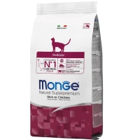 MONGE Cat Indoor Сухий корм для дорослих котів усіх порід (з куркою)