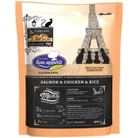 BON APPETIT Sensitive Cat Сухий корм для дорослих котів з чутливим травленням (з лососем, куркою та рисом)