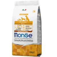 MONGE Dog All breeds Adult Сухий корм для дорослих собак усіх порід (з індичкою)