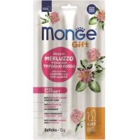 MONGE Gift Cat Skin Support Ласощі для дорослих котів (з тріскою та червоною конюшиною)