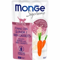 MONGE Cat Kitten Вологий корм для кошенят (з тунцем, кіноа та молодою морквою) MONGE Cat Kitten Вологий корм для кошенят (з тунцем, кіноа та молодою морквою)