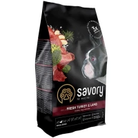 SAVORY Small Breed Rich in Fresh Turkey and Lamb Сухой корм для собак маленьких пород (Ягненок и индейка)