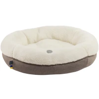 HARLEY AND CHO Bagel Fur Milky Лежанка для собак та котів