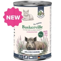 BASKERVILLE Вологий корм для дорослих котів (з диким кабаном)
