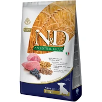 FARMINA N&D Ancestral Grain Puppy Mini Сухий корм для цуценят дрібних порід (з ягням та чорницею)