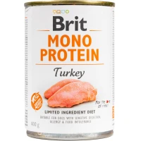 BRIT Mono Protein Dog Вологий корм для дорослих собак усіх порід (з індичкою)