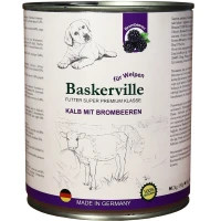 BASKERVILLE Влажный корм для щенков (с телятиной и ежевикой)