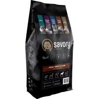 SAVORY Medium Breed rich in Fresh Turkey and Lamb Сухий корм для собак середніх порід (з ягням та індичкою)