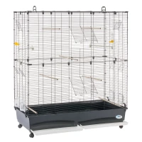 FERPLAST Planeta Large Black Вольєр для канарок, хвилястих папуг та інших дрібних птахів