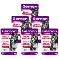 GEMON Adult All Breeds Вологий корм для дорослих собак усіх порід (з яловичиною та шинкою)