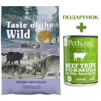 TASTE OF THE WILD Sierra Mountain Canine Formula Cухий корм для собак всіх порід та всіх стадій життя (з ягням)