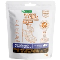 NATURE'S PROTECTION Superior Care Red Coat Hypoallergenic & Intestinal Care Ласощі для дорослих собак з рудим забарвленням (з лососем)