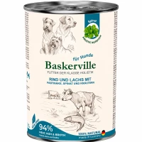 BASKERVILLE Вологий корм для дорослих собак усіх порід (з лососем та яловичиною)