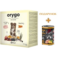 ORYGO Chicken Полувлажный корм для взрослых собак всех пород (с курицей и морковью)