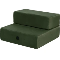 HARLEY AND CHO Tetris Single Green Velur Сходинки для собак