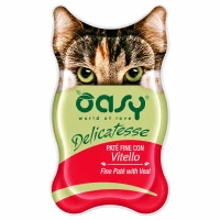 OASY Delicatesse Adult Cat Pate Вологий корм для для дорослих котів (з телятиною)