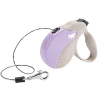 FERPLAST Amigo Cord Beige-Violet Поводок-рулетка для собак