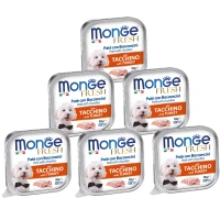 MONGE Dog Fresh Вологий корм для дорослих собак усіх порід (з індичкою) MONGE Dog Fresh Вологий корм для дорослих собак усіх порід (з індичкою)