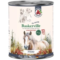 BASKERVILLE FOS Holistic Вологий корм для собак всіх порід та вікових категорій (з кониною)