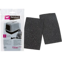 FERPLAST L134 Запасні вугільні фільтри в туалети для котів Clear Cat 10 та Ariel 10 Home