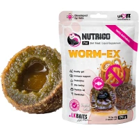 LK BAITS PET Nutrigel Treat Worm-Ex S-M Функціональні ласощі для кишківника собак середніх порід (з рослинним комплексом)