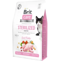 BRIT CARE Cat Sterilized Sensitive Сухий корм для стерилізованих котів з чутливим травленням (з кроликом)