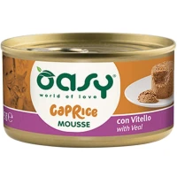 OASY Caprice Adult Cat Mousse Вологий корм для для дорослих котів (з телятиною)