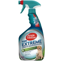 SIMPLE SOLUTION Extreme Stain & Odor Remover Spring Breeze Scent Надпотужний засіб з ароматом весняної свіжості для нейтралізації запахів та видалення плям від життєдіяльності домашніх тварин