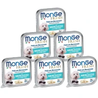 MONGE Dog Fresh Вологий корм для дорослих собак усіх порід (з тріскою)