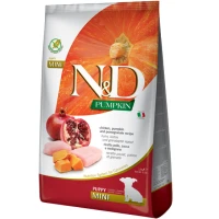 FARMINA N&D Pumpkin Grain Free Сухий корм для цуценят дрібних порід (з гарбузом, куркою, гранатом)