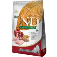FARMINA N&D Low Grain Сухий корм для цуценят середніх і великих порід (з куркою та гранатом)