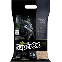 SUPER CAT Наповнювач бентонітовий для котячих туалетів