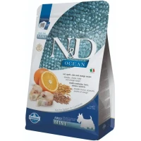 FARMINA N&D Low Grain Ocean Сухий корм для дорослих собак дрібних порід (з тріскою та апельсином)