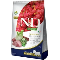 FARMINA N&D Grain Free Quinoa Dog Digestion Сухий корм для дорослих собак малих порід (з ягням та кіноа) FARMINA N&D Grain Free Quinoa Dog Digestion Сухий корм для дорослих собак малих порід (з ягням та кіноа)