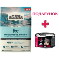 ACANA Bountiful Catch Cat Сухий корм для дорослих котів (лосось, оселедець, хек)