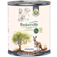 BASKERVILLE FOS Holistic Вологий корм для собак з чутливим травленням та літніх собак (з кенгуру)