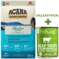 ACANA Pacifica Dog Recipe Сухой корм для собак всех пород и возрастных категорий (с сельдью, макрелью и камбалой)