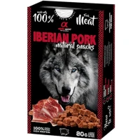 ALPHA SPIRIT Dog Iberian Pork Natural Snacks Напіввологі ласощі для дорослих собак всіх порід (з іберійською свининою)