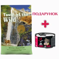 TASTE OF THE WILD Rocky Mountain Feline Formula Сухий корм для котів усіх порід на усіх стадіях життя (з коcулею та лососем)