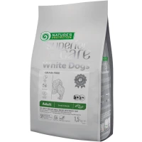 NATURE'S PROTECTION Superior Care White Dogs Grain Free Сухий корм для дорослих собак малих порід із білим забарвленням (з протеїном комах)
